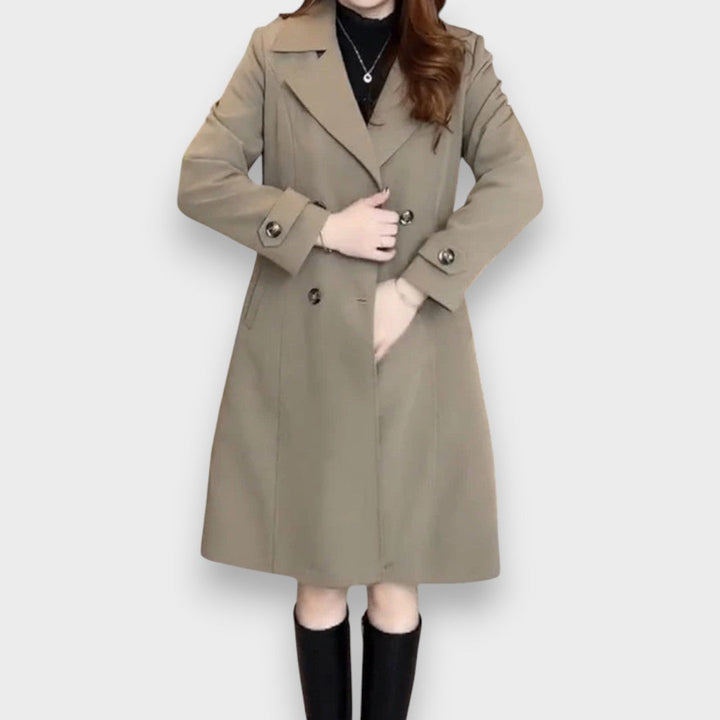 Barbara - Elegantný Trenč Plašť